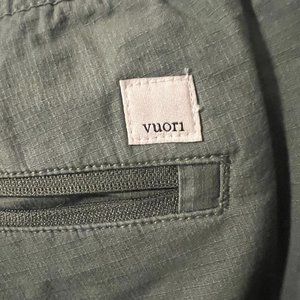 Vuori Womens Ripstop Pants - Army Green XL